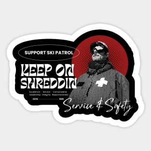 Support Ski Patrol Sticker